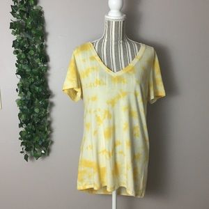 PINK banana yellow oversized sleepwear shirt sz M
